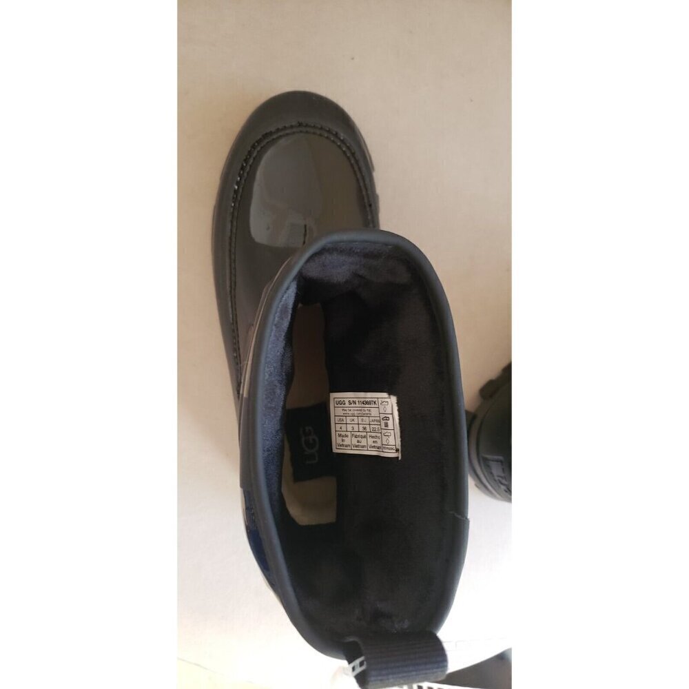 NEW UGG KID'S CLASSIC BRELLAH MINI BOOTS BLACK SZ 4 US - Picture 9 of 9